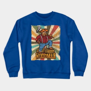 Forest Worker With His Ax - Vintage Crewneck Sweatshirt